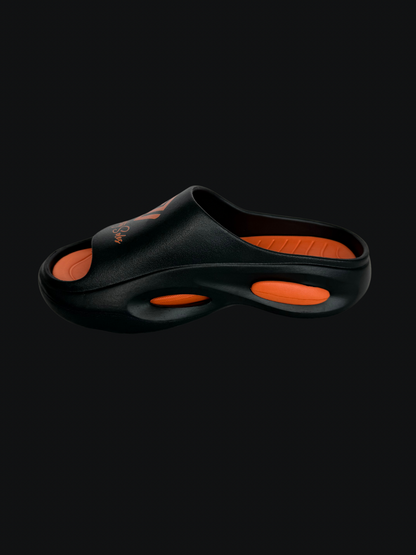 Vapor Slides - Black & Orange