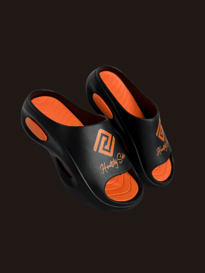 Vapor Slides - Black & Orange