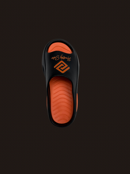 Vapor Slides - Black & Orange