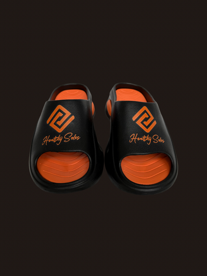 Vapor Slides - Black & Orange