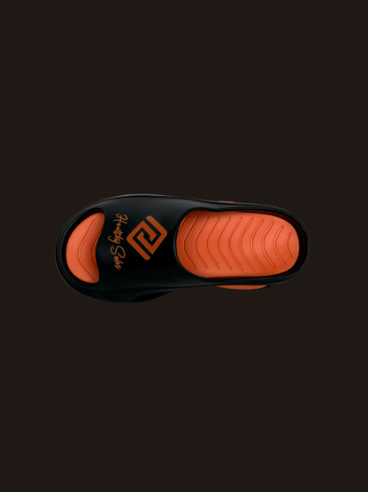 Vapor Slides - Black & Orange