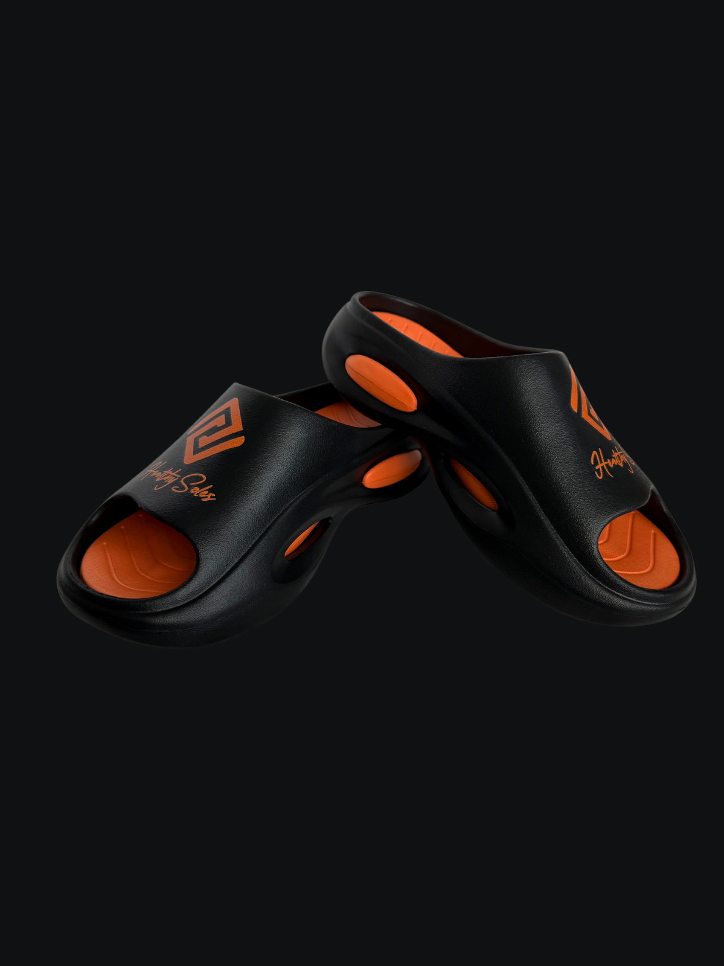 Vapor Slides - Black & Orange