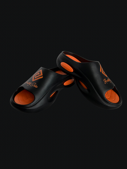 Vapor Slides - Black & Orange