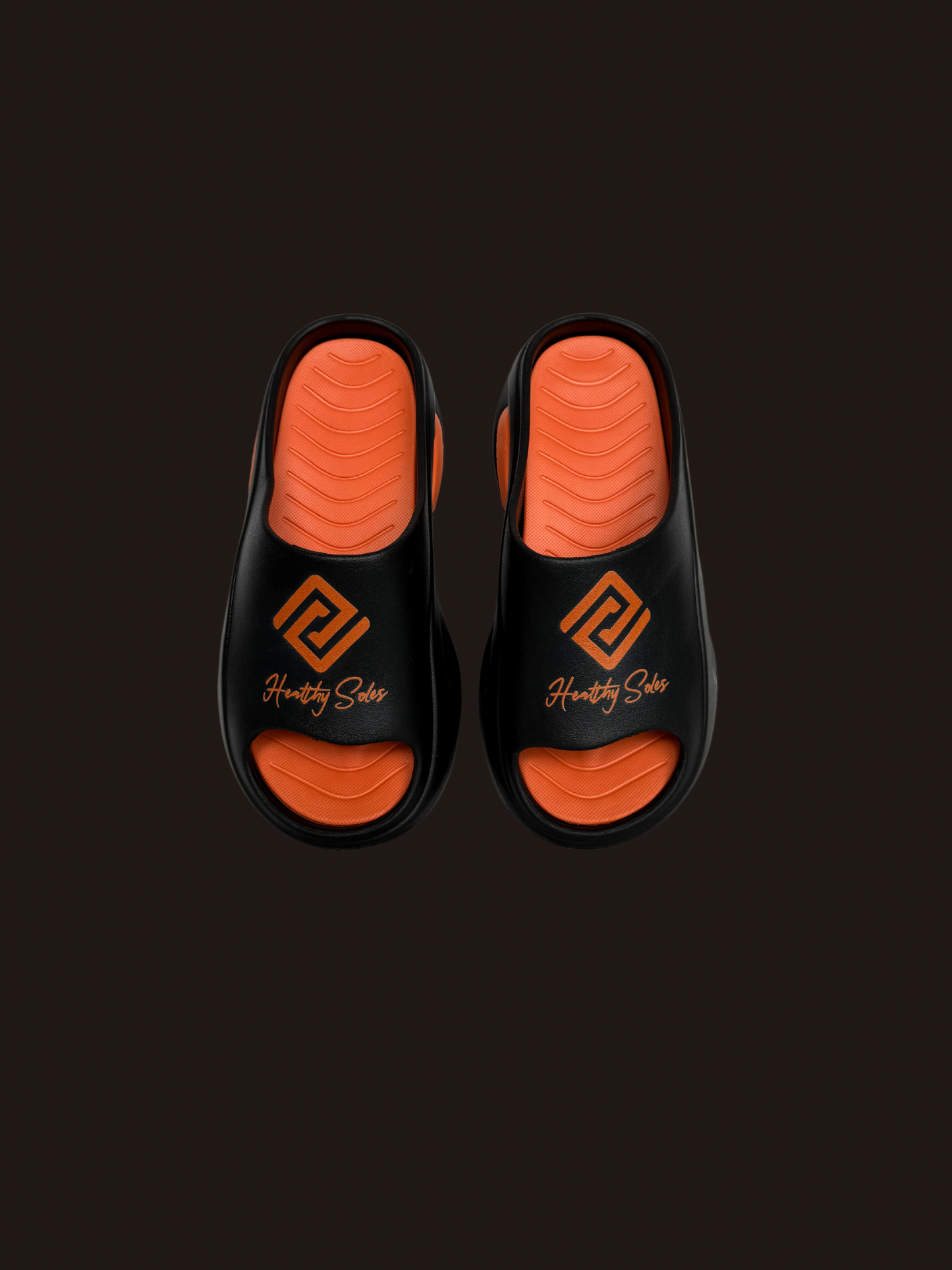 Vapor Slides - Black & Orange