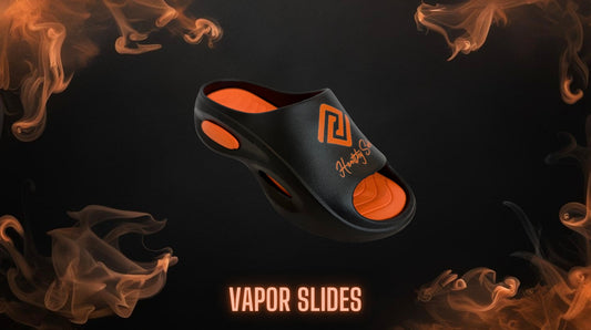 Vapor Slides - Black & Orange