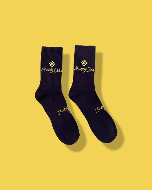 Black Royalty Socks
