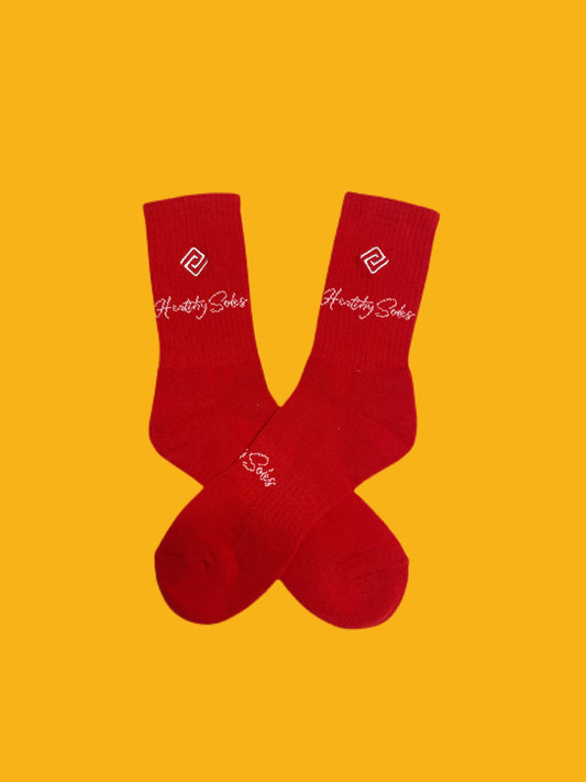 Red Royalty Socks